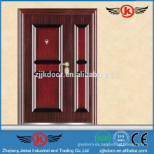 JK-S9207B gracioso uno y medio puerta-hoja puerta de acero puerta principal diseño de puerta